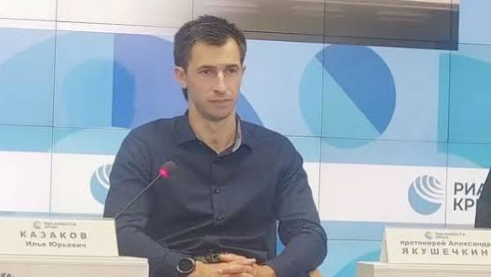 На фото:&nbsp;голова «Общественной палаты Крыма»&nbsp;Ілля Казаков